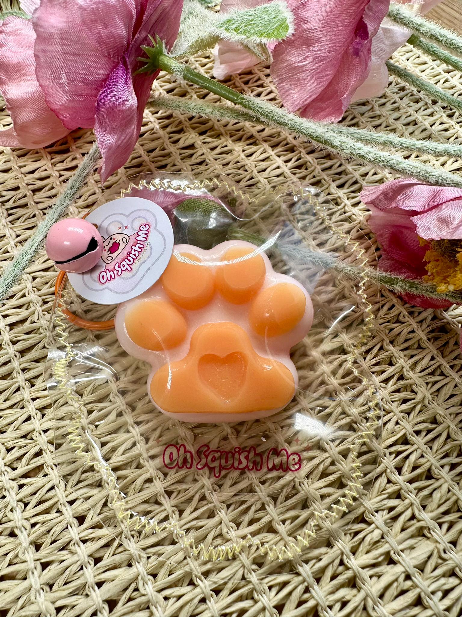 Candy Corn Paw Taba Squishy