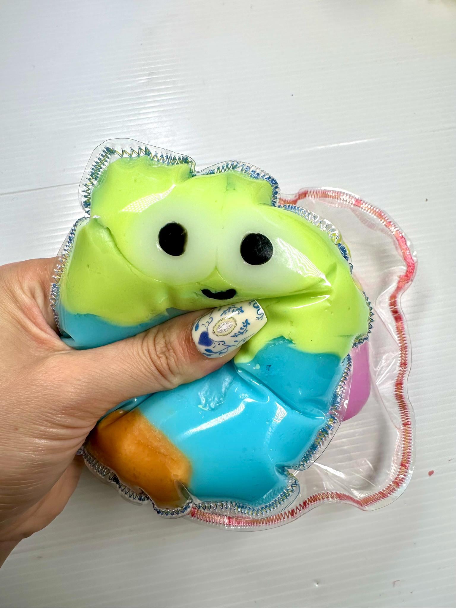 Froggy Squishy Toy | Handmade, Slow-Rise Stress Relief | Sensory Fidget Toy | Kawaii Gift thumbnail 3