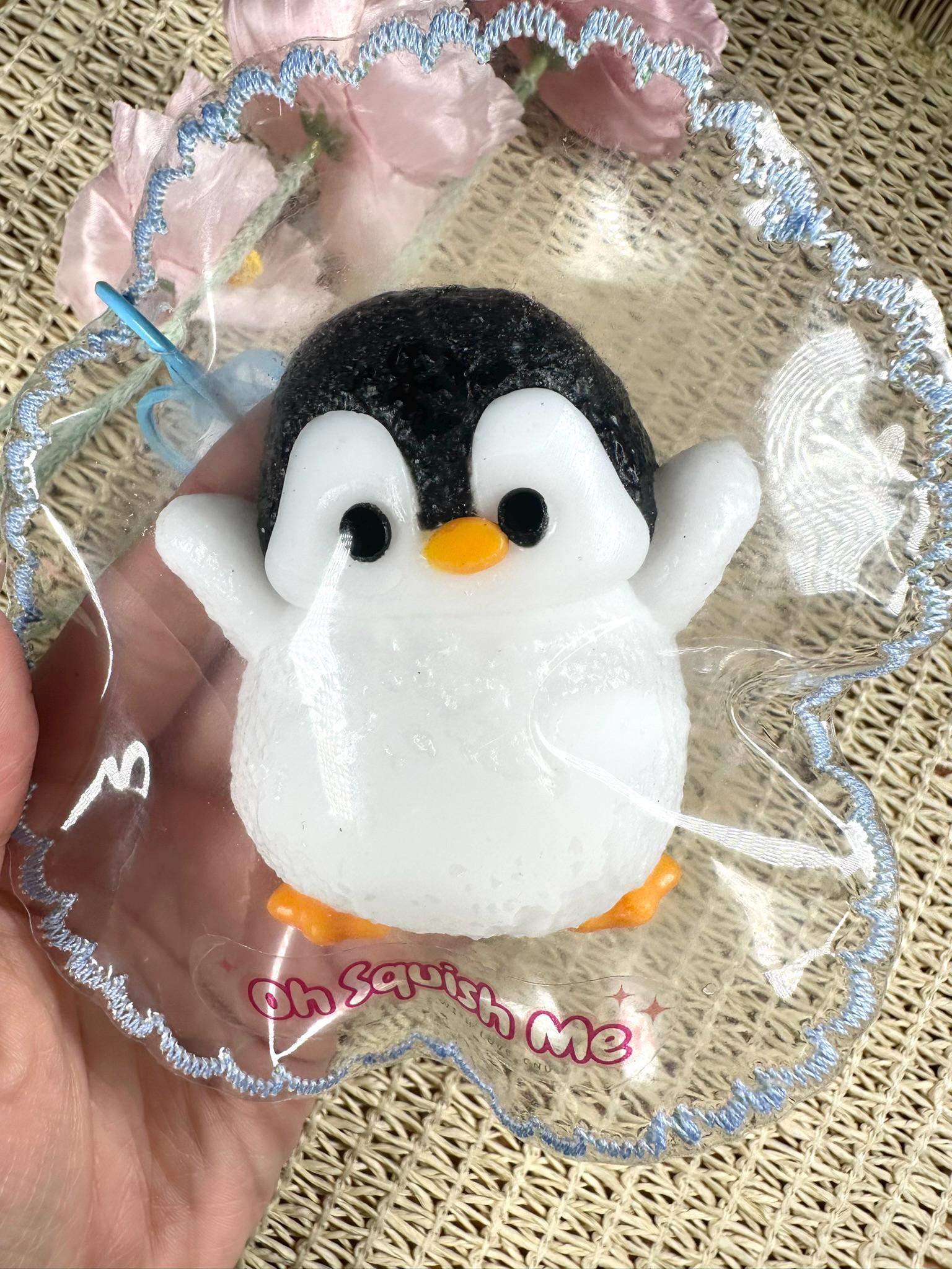 Handmade Penguin Squishy: Large, Stress Relief Toy thumbnail 2