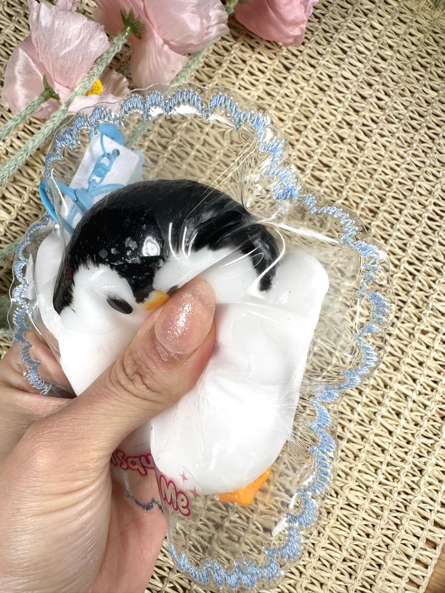 Handmade Penguin Squishy: Large, Stress Relief Toy thumbnail 3