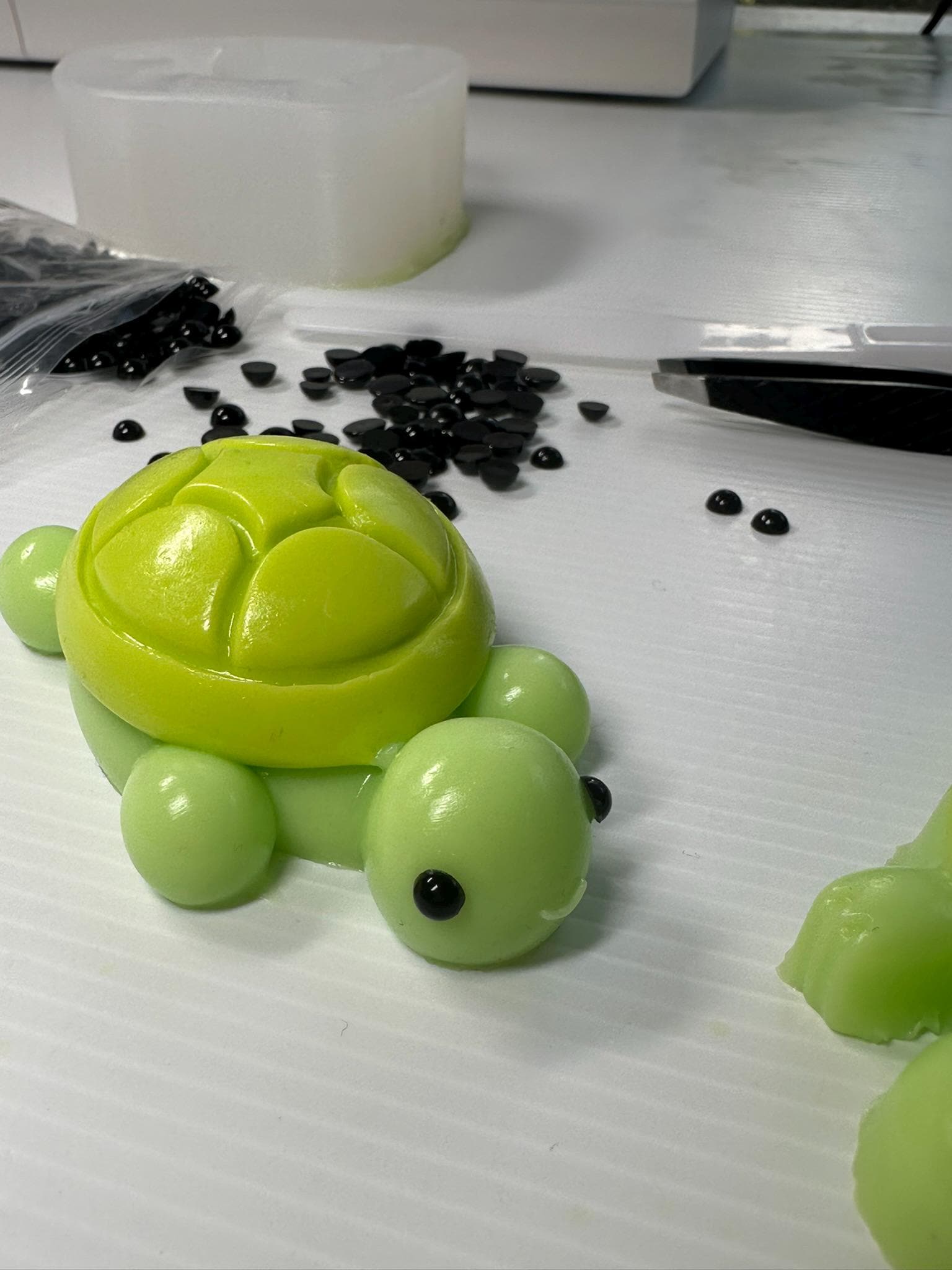 Handmade Squishy Turtle: Dual Tone Stress Relief Toy