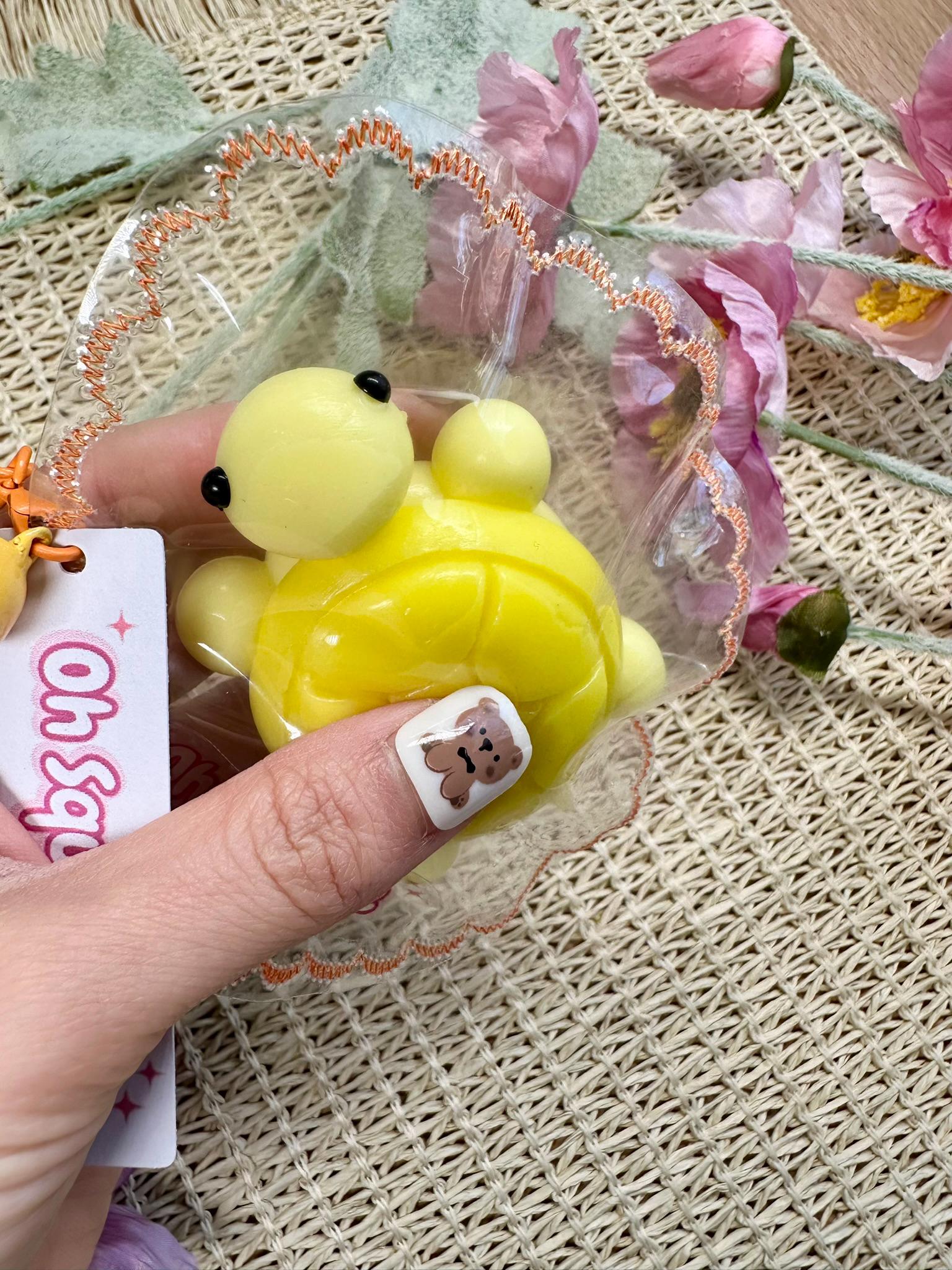 Handmade Squishy Turtle: Dual Tone Stress Relief Toy thumbnail 3