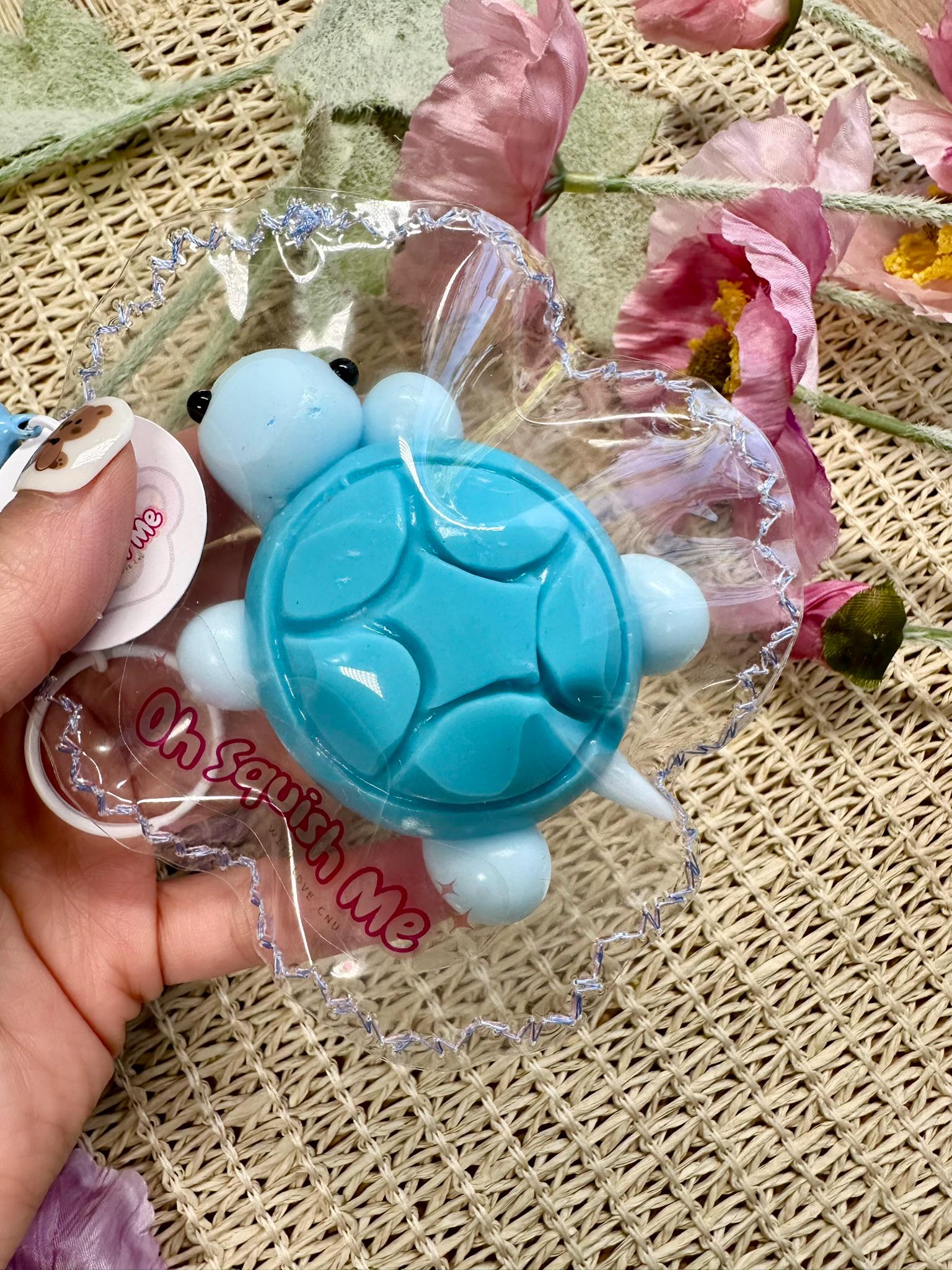 Handmade Squishy Turtle: Dual Tone Stress Relief Toy thumbnail 4