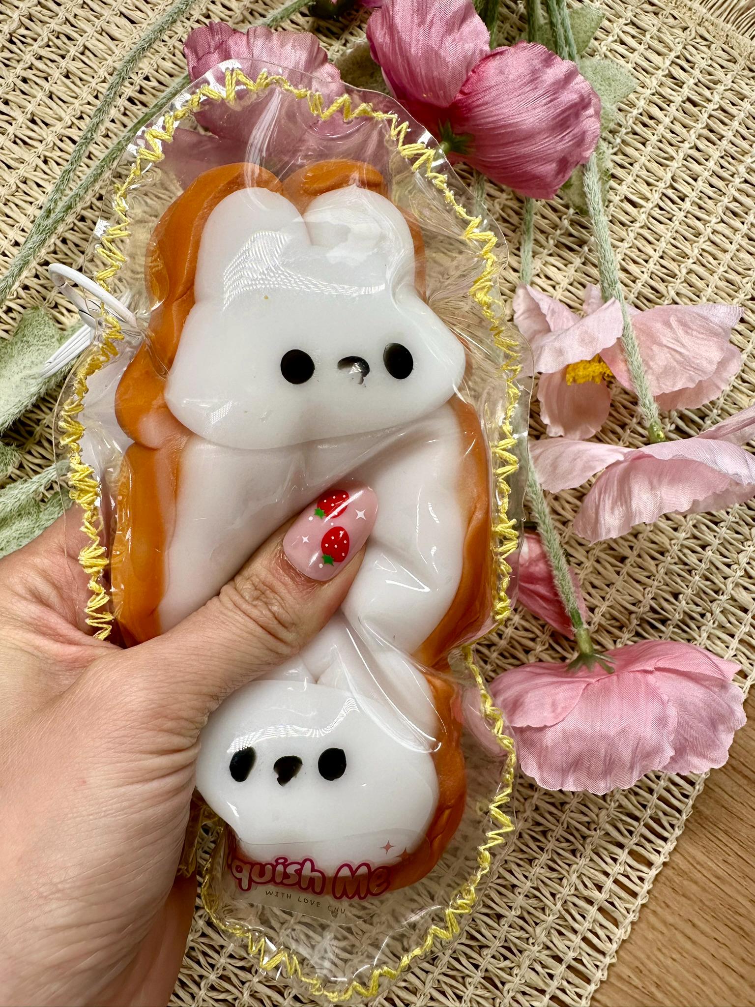 Handmade Triple Bunny Buns Squishy thumbnail 2