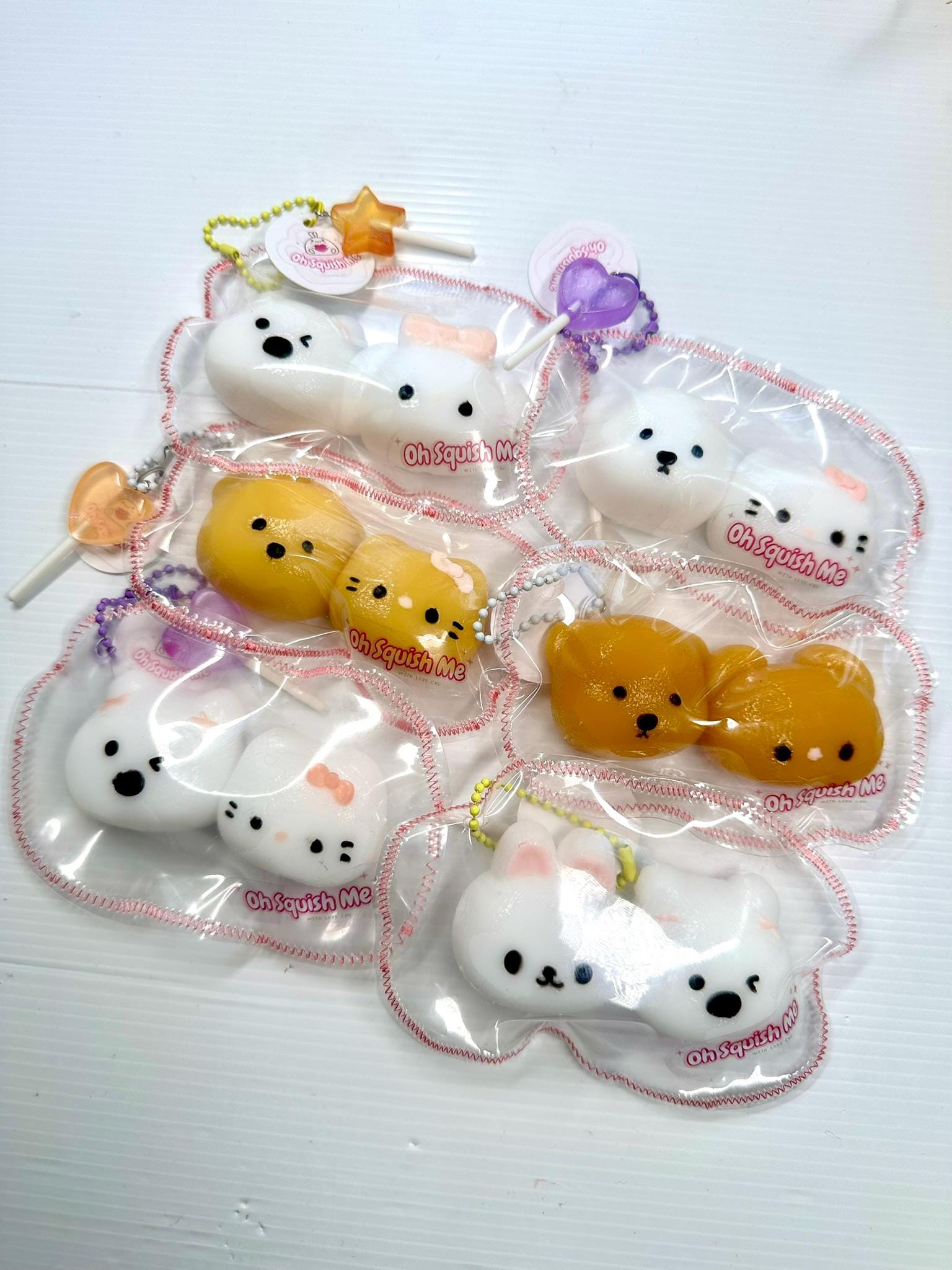 Kawaii Animal Duo Squishy | handmade, Slow-Rise Stress Relief | Sensory Fidget Toy | Gift