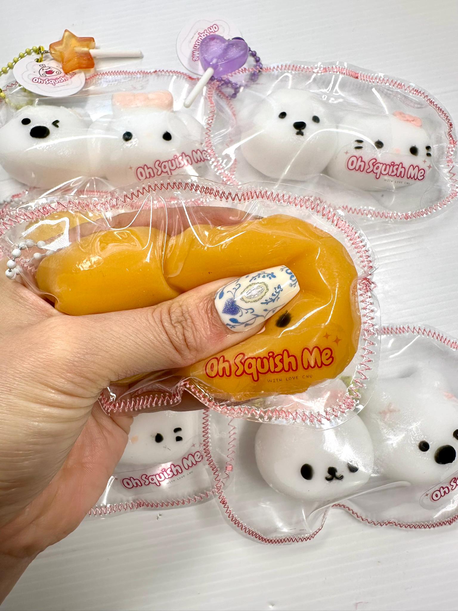 Kawaii Animal Duo Squishy | handmade, Slow-Rise Stress Relief | Sensory Fidget Toy | Gift thumbnail 4