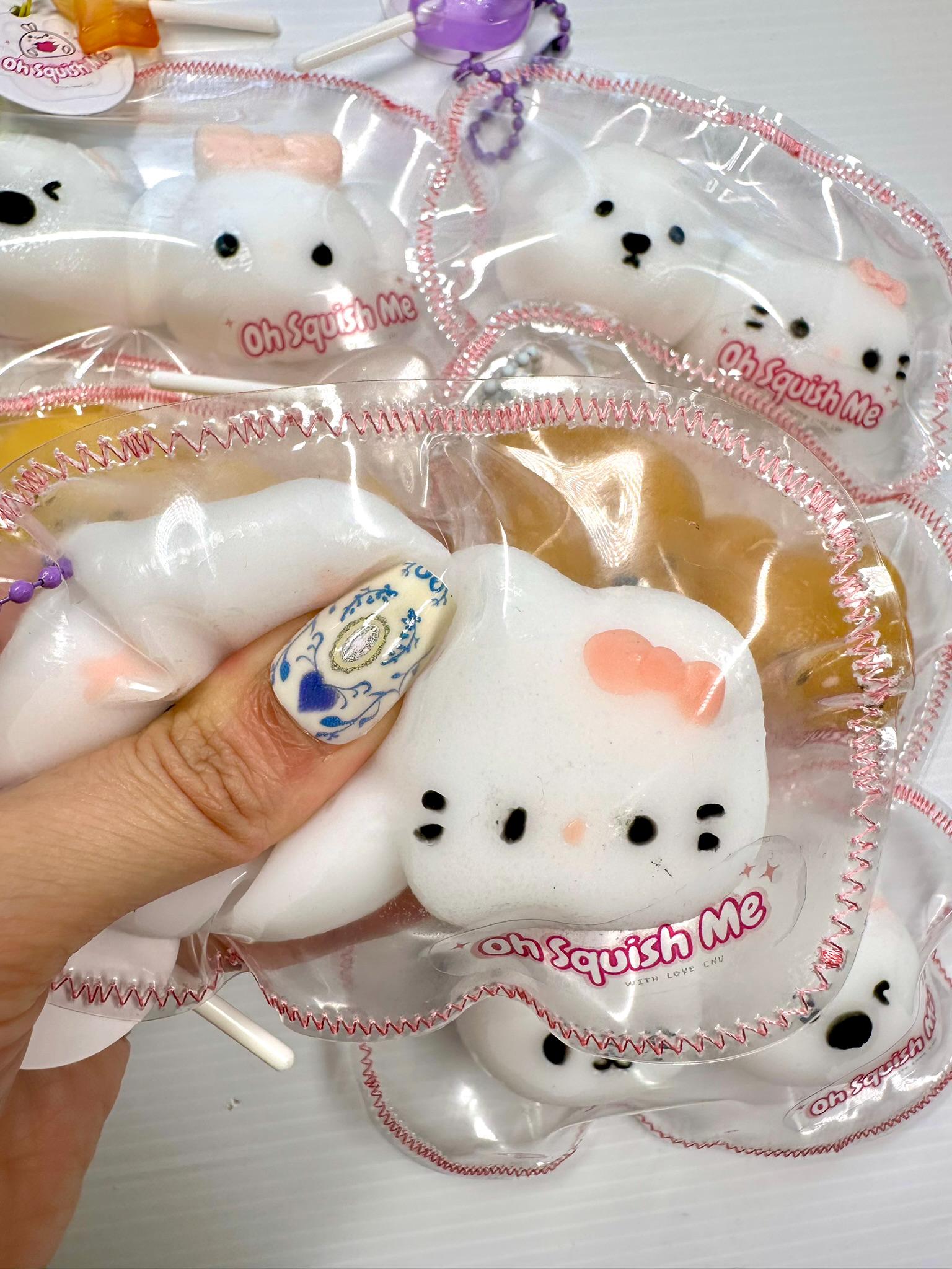 Kawaii Animal Duo Squishy | handmade, Slow-Rise Stress Relief | Sensory Fidget Toy | Gift thumbnail 5