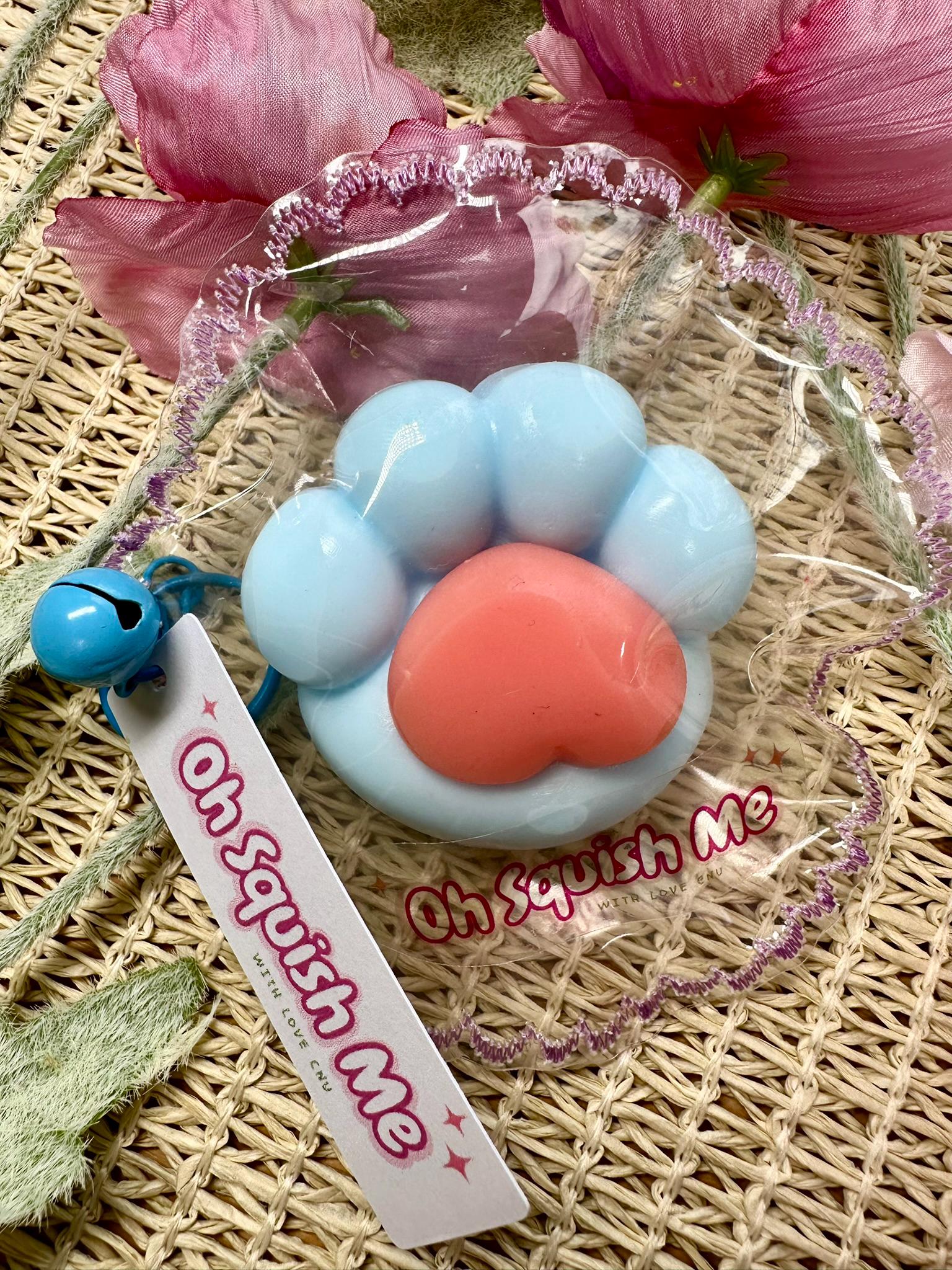 Plumpy Paw Squishy: Handmade Silicone Stress Relief Toy