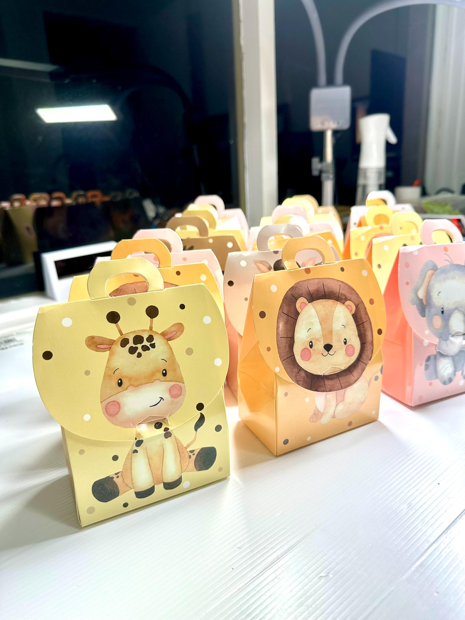 Pre-filled Custom Party Bags with Handmade Squishy