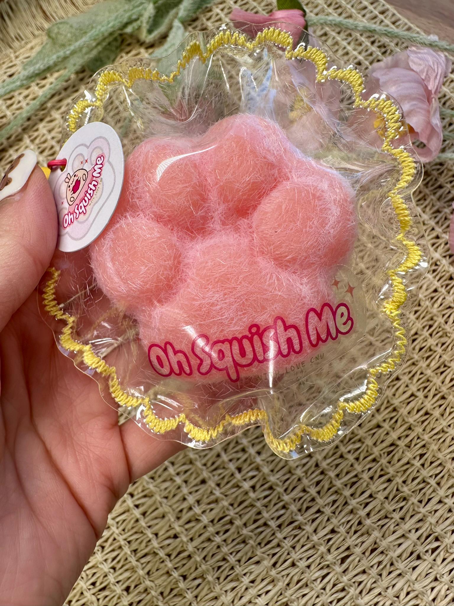 The Floof Paw: Handmade Flocked Silicone Squishy Toy thumbnail 6